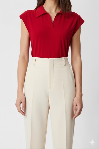 Onteks On Tri̇ko Double Legged Trousers 74126