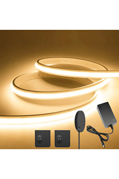 Choice مجموعة مصابيح LED بطول 5 أمتار مزودة بمستشعر حركة لاسلكي PIR، من نوع E...