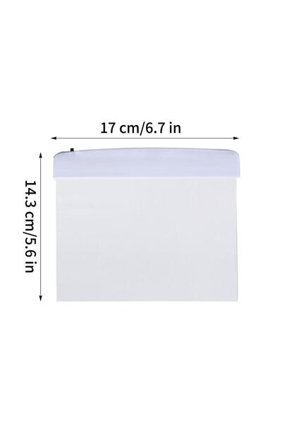 Choice White 1pc LED Flat Panel Night Vision Reading Light Book Lights Detach...
