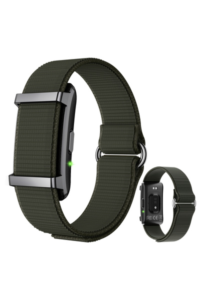 Choice سوار ذكي أخضر لتتبع اللياقة البدنية والرياضية، ومراقبة الصحة، وعداد ال...