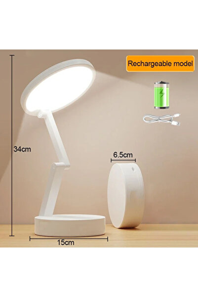 Choice1 مصباح LED محمول قابل للطي، يعمل بمنفذ USB من النوع A، بدون ساعة، موفر...