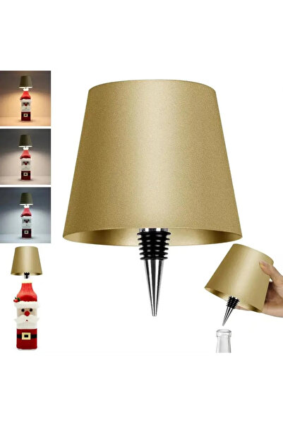 Choice مصباح طاولة ذهبي على شكل حرف B، تحكم باللمس، 3 ألوان، متدرج على شكل حرف C