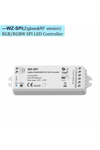 Choice WZ-SPI only Tuya Zigbee+RF SPI LED Controller WZ-SPI RF Remote DC5V-24...