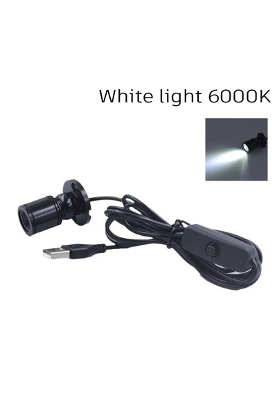 XIWANGFIRE X123-White LED USB 5V 3W Led Spot Light Surface Mounted Cabinet Sh...