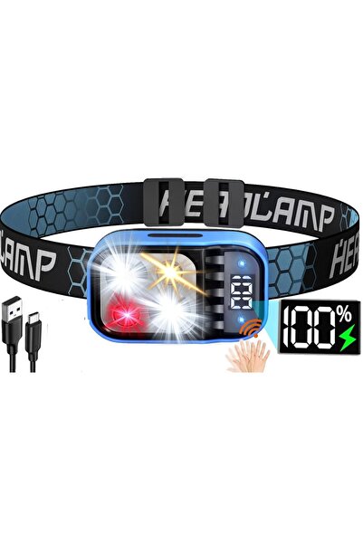 Choice 1 Pack Rechargeable Headlamp Flashlight Bright LED Waterproof Motion S...