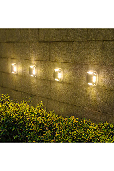Choice مصباح أرضي يعمل بالطاقة الشمسية X-Warm Light-1PCS مزود بـ 8 مصابيح LED...