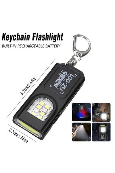 Choice مصباح يدوي صغير قابل لإعادة الشحن GZ001 مزود بإضاءة LED للاستخدام اليو...