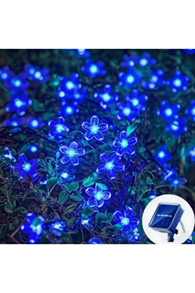 Choice 22M 200leds 8 modes Blue Solar Cherry Garden Blossom Flower Lights Gar...