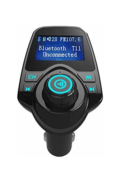 HALAMODO مشغل MP3 للسيارة مزود بمنفذي USB وبلوتوث