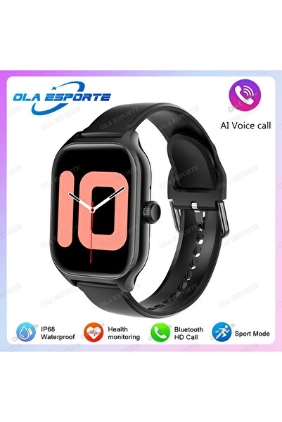 Choice ساعة ذكية جديدة سوداء لعام 2026، متوافقة مع نظامي أندرويد وiOS، شاشة م...