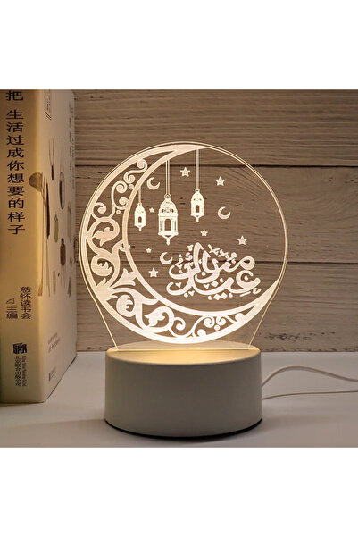 Choice مصباح ليلي يعمل بمنفذ USB - 44 مصباح ليلي ثلاثي الأبعاد على شكل قلعة ق...