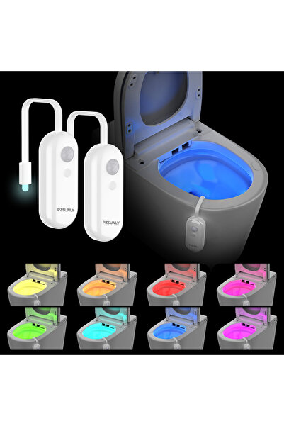 Choice 8Color PZSUNLY Toilet Night Light Motion Sensor Light Toilet Light RGB...