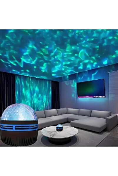 Choice جهاز عرض ضوئي LED يعمل بمنفذ USB بسبعة أوضاع، يُظهر سماءً مرصعة بالنجو...