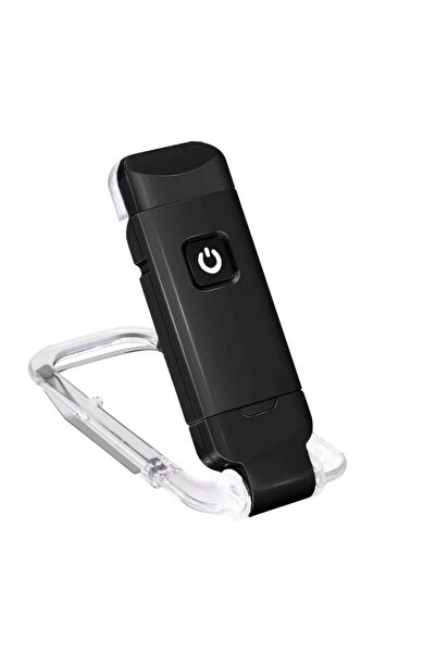 Choice مصباح قراءة LED أبيض/أسود قابل لإعادة الشحن عبر منفذ USB، يوفر حماية ل...