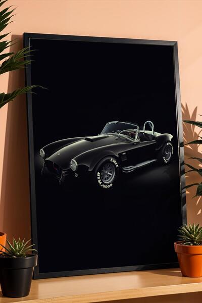Saturn AC Shelby Cobra 427 Рамка за снимка за мъжка стая и гараж Декор Класич...