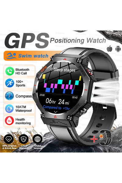 Choice ساعة ذكية GPS للسباحة من تي ريكس 3 ألترا جريد، سوداء بحزام جلدي، مقاوم...