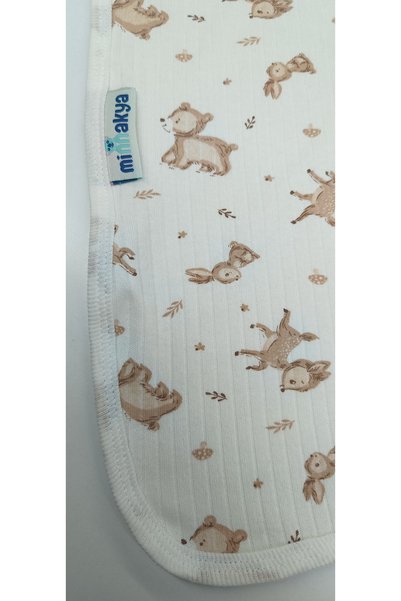 minnakya Cotton Single Layer Piping Combed Cotton Newborn Baby Blanket Stroller Cover 80*90