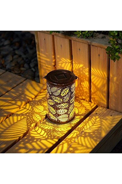 Choice مصباح فانوس حديدي يعمل بالطاقة الشمسية، قطعة واحدة، إضاءة خارجية زخرفي...