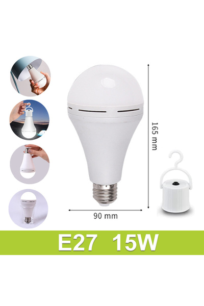Choice مصباح طوارئ LED أبيض بقوة 15 واط، متوفر بمقاسات 7 واط/9 واط/12 واط/15 ...