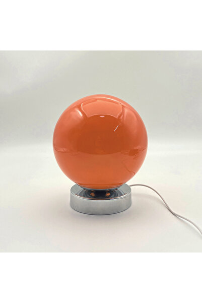 Choice برتقالي، متجر مجهول، مصباح طاولة بتصميم بسيط على إنستغرام، مصباح بجانب...