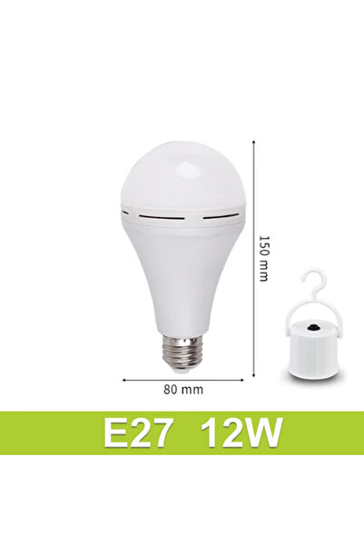 Choice 12W-white light Emergency LED Bulb E27 Rechargeable Led Lighting Porta...