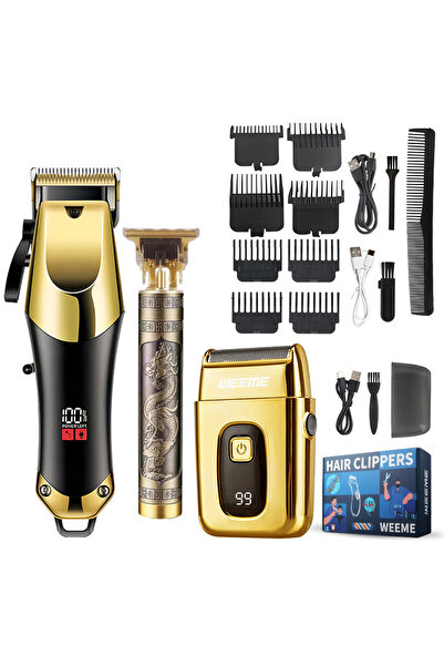 Choice TZ810 dragon USB Rechargeable Men's Hair, 3-piece oil head and electri...