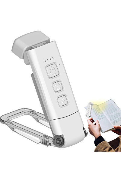 Choice A-White Book Light Reading Light for Bed Reading Rechargeable Portable...