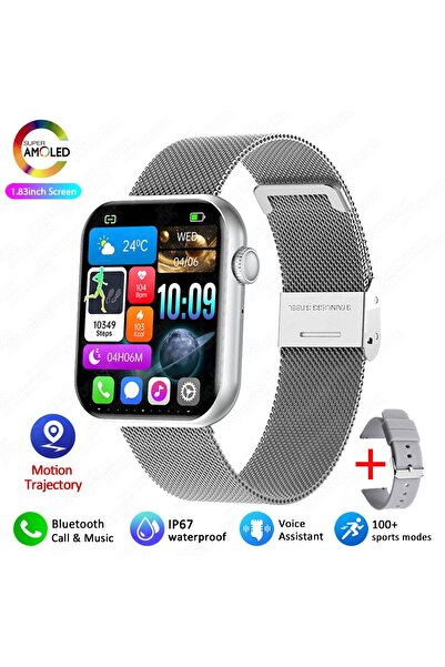 Choice Silver mesh belt New Smart Watch For Women Full Touch Screen Bluetooth...