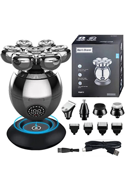 Choice RQ8870-5 5 In 1 Electric Head Shaver for Bald Men 7D Floating Cutter B...