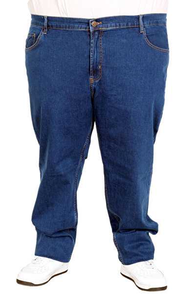 ModeXL Ανδρικό τζιν παντελόνι Mode XL Large Size Copper 23900 ΜΠΛΕ