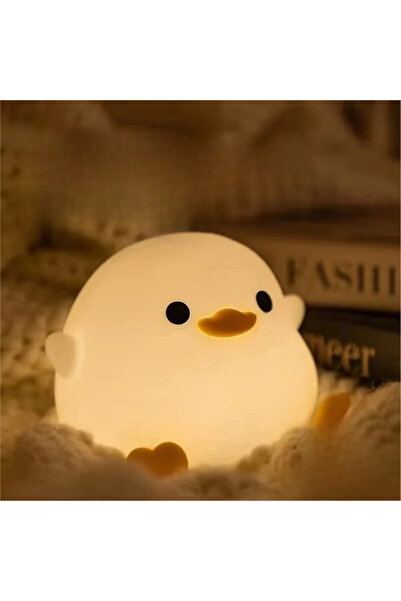Choice A LED Night light Cute duck Cartoon animals Silicone lamp for children...