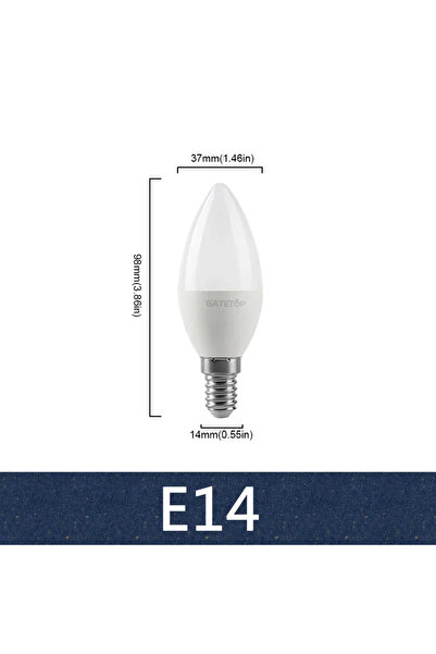 Choice 6 واط، تيار متردد 220-240 فولت، أبيض بارد 6000 كلفن، قاعدة E14، 4 قطع،...