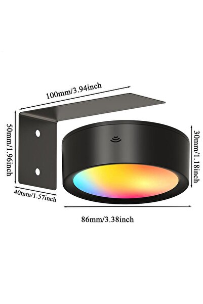 Choice مصباح لوحة صور أسود مغناطيسي LED مع جهاز تحكم عن بعد يعمل بالبطارية