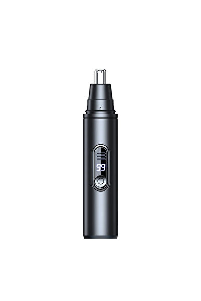 Choice ماكينة تشذيب شعر الأنف الصغيرة السوداء المحمولة، غير مؤلمة، لقص شعر ال...