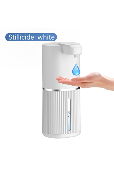 Choice موزع صابون جل أبيض أوتوماتيكي، موزع صابون رغوي بدون لمس، سعة 380 مل، ق...