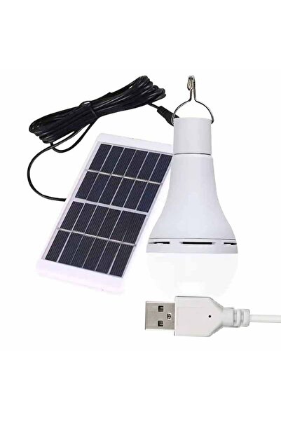 Choice مصباح LED شمسي متعدد الوظائف قابل للشحن عبر منفذ USB، مقاوم للماء، محم...