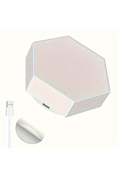 Choice USB plug 1pc Touch Sensitive Night RGB Lighting, Geometric Module DIY ...