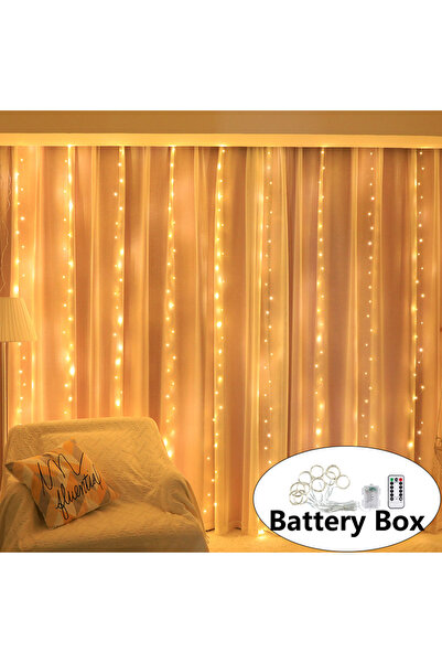 Choice صندوق بطارية دافئ 3 أمتار × 3 أمتار، سلسلة أضواء LED بطول 3 أمتار، صند...