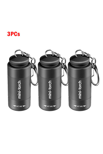 Choice مصباح صغير متعدد الوظائف قابل لإعادة الشحن عبر منفذ USB، مزود بإضاءة ق...