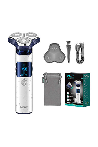 Choice USB VGR 328 Men's Professional Shaver Metal Floating Three Blade House...