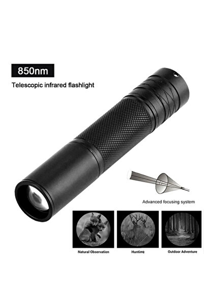 Choice 850nm No Battery 850nm/940nm Infrared Flashlight Adjustable Focus Zoom...