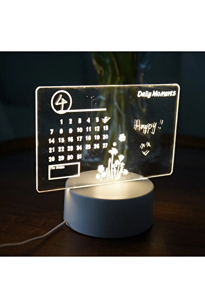 Choice Transparent GGbingo Creative LED Message Board Night Light, USB Rechar...