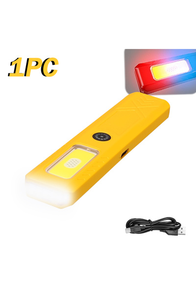 Heinast Golden 1PC LED Keychain Flashlight USB Rechargeable 600Lm Portable ED...