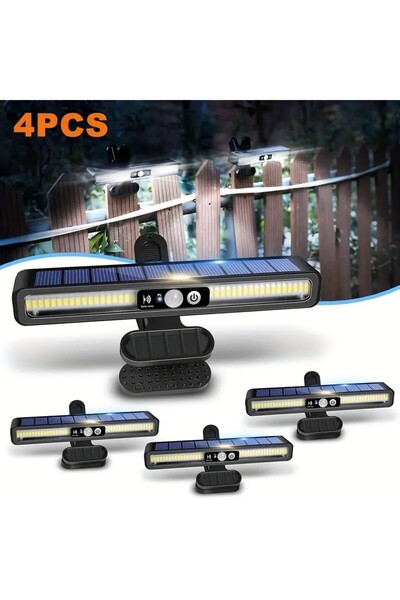 Choice 1200 مللي أمبير - 4 عبوات (عبوة واحدة/عبوتان/4 عبوات) مصباح جداري شمسي...