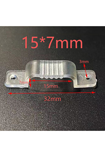 Choice 50 Pcs 15mm LED Clip LED Strip lights Connector LED Cable Organizer Cl...