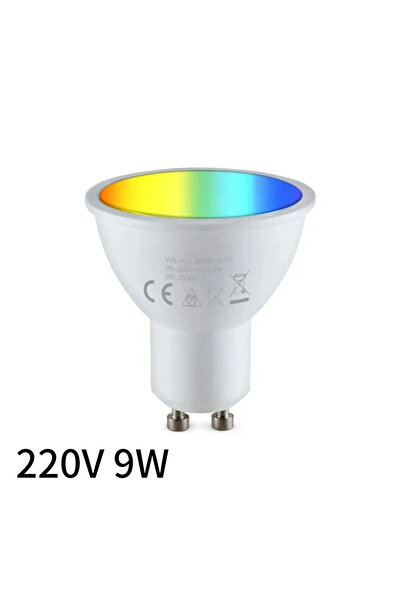 Choice Yes 220V 9W Tuya Smart Wifi GU10 LED Bulb Dimmable Spotlight RGBCW Lam...