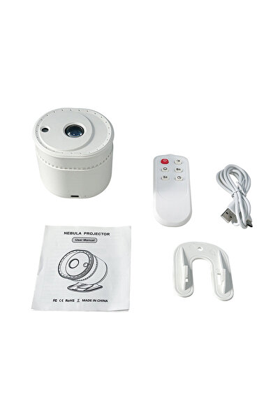 Choice مصباح عرض سماء مرصعة بالنجوم باللون الأبيض، عرض جوي، عرض أجواء رومانسي...