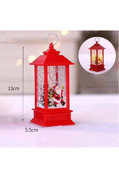 Choice Red - Santa Claus LED Night Lights Vintage Portable Oil Lamp Battery P...