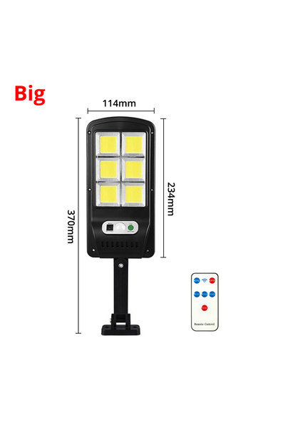 Choice1 مصباح شمسي كبير بقوة 300 واط، مزود بمستشعر حركة PIR، مصباح ليلي ذكي، ...