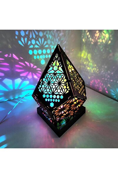 Choice RGB Usb Bohemian Led Projection Table Lamp Projector Light Retro Indoo...